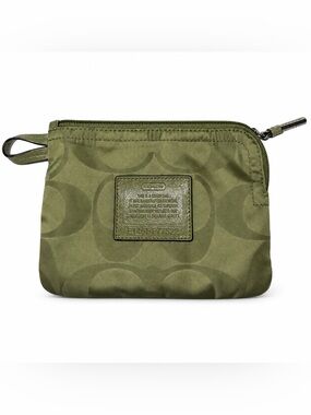 Coach Getaway Signature Nylon Pouch